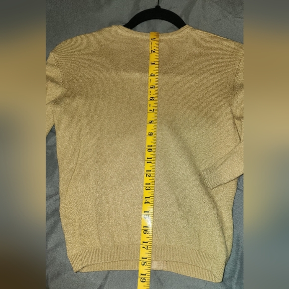 🤎Cute Tan & Rhinestone Cardigan - Picture 7 of 7